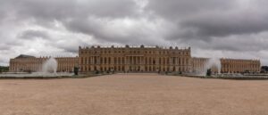 Vue du château de Versailles