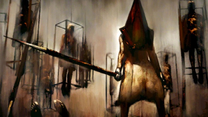 Jour de brume, restes du Jugement : Tableau présent au musée Silent Hill Historical Society, représentant Pyramid Head et la cérémonie d'exécution à la prison Toluca.