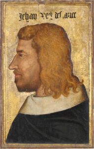 photographie du portrait du roi Jean II le Bon, musée du Louvre