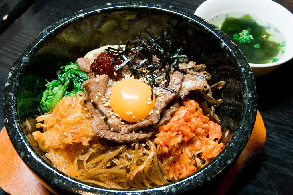 Le bibimbap, plat typique coréen.