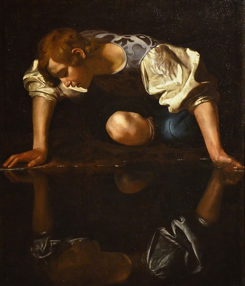 Narcisse, par Le Caravage (vers 1595), Galerie nationale d’art ancien (Rome) - Cultea