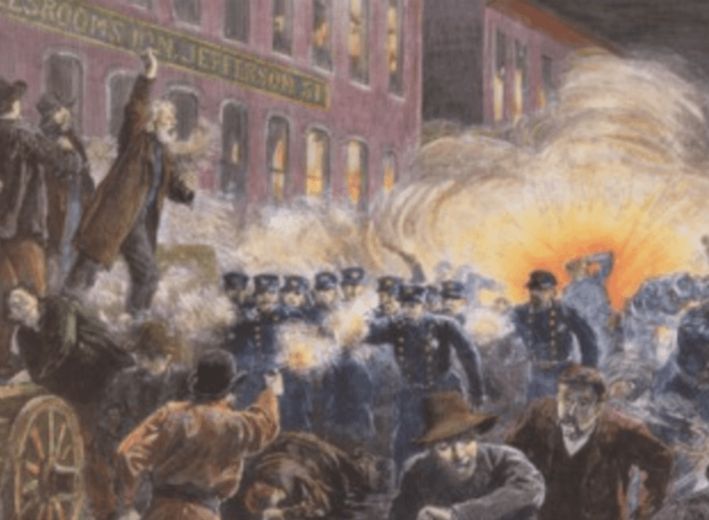 Manifestation du 1er mai 1886 à Chicago