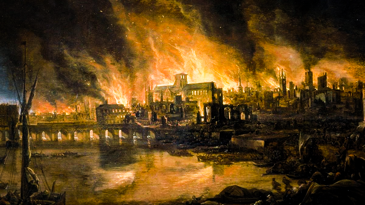 Londres : retour sur le grand incendie qui ravagea la ville en 1666 !
