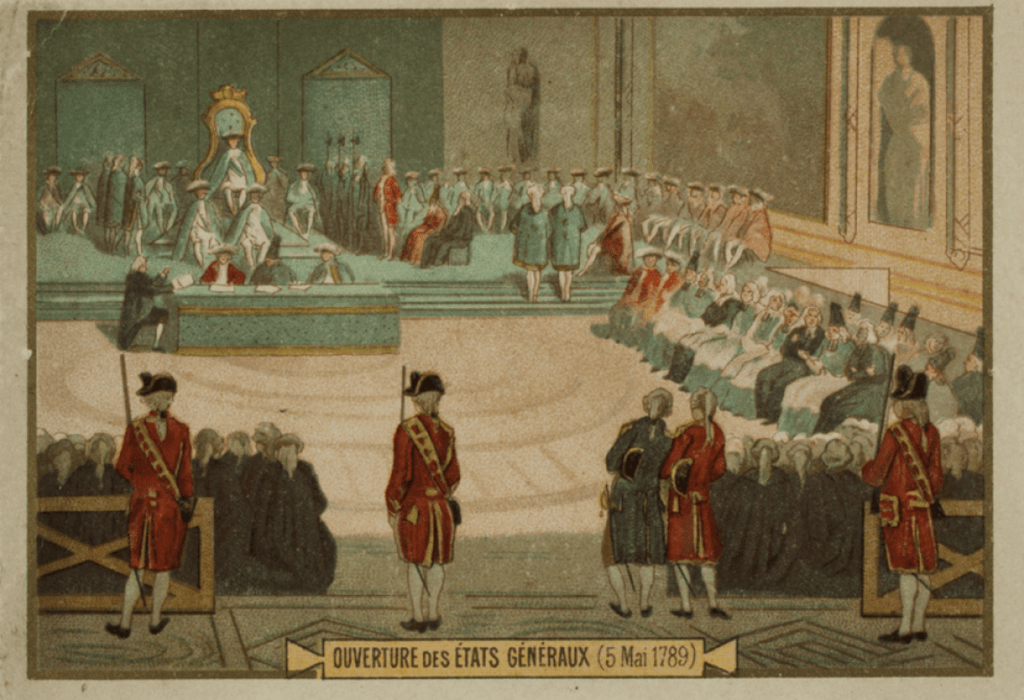 Ouverture des états généraux (5 mai 1789), impression polychrome, vers 1900 - Cultea