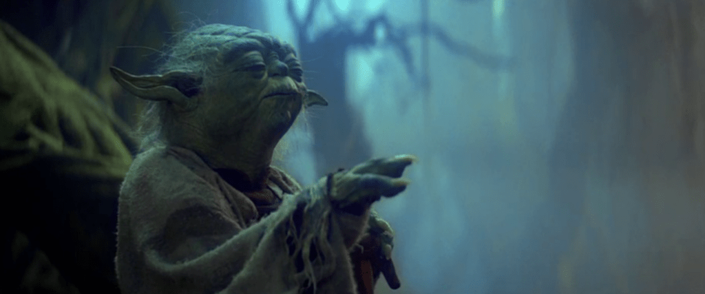 Maître Yoda utilisa la force dans Star Wars : Episode V - L'Empire Contre-Attaque - Cultea