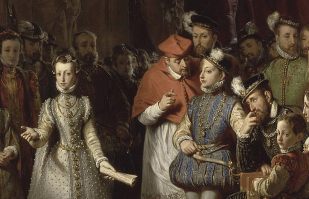 Marie Stuart et François II au Louvre 1556 - Cultea