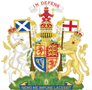 Armoiries du Royaume-Uni après 1603. - Cultea