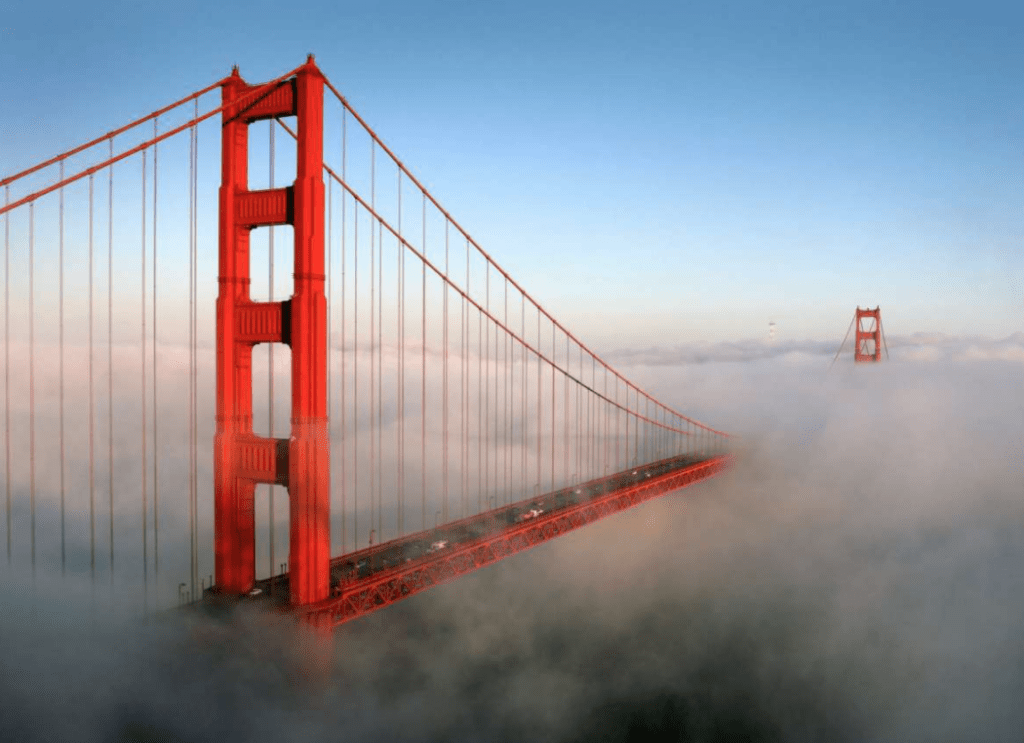 brouillard du pont du Golden Gate