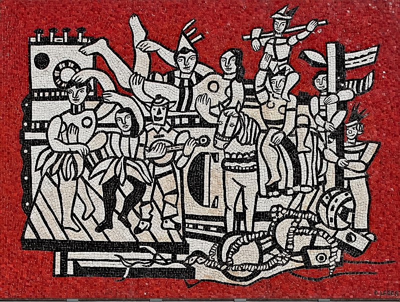 Fernand Léger, "La grande parade sur fond rouge" - Cultea