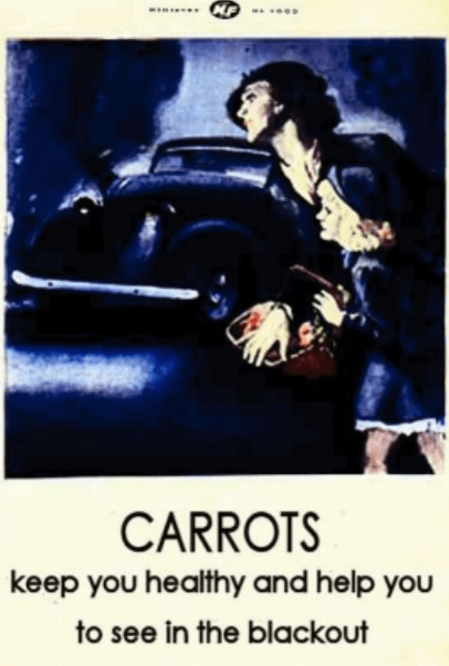 propagande pour les carottes