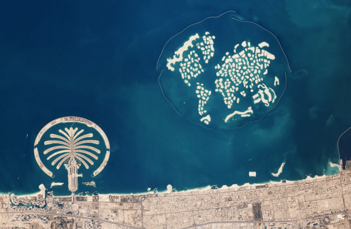 "The World" à Dubaï, les îles artificielles qui représentent le monde - Cultea