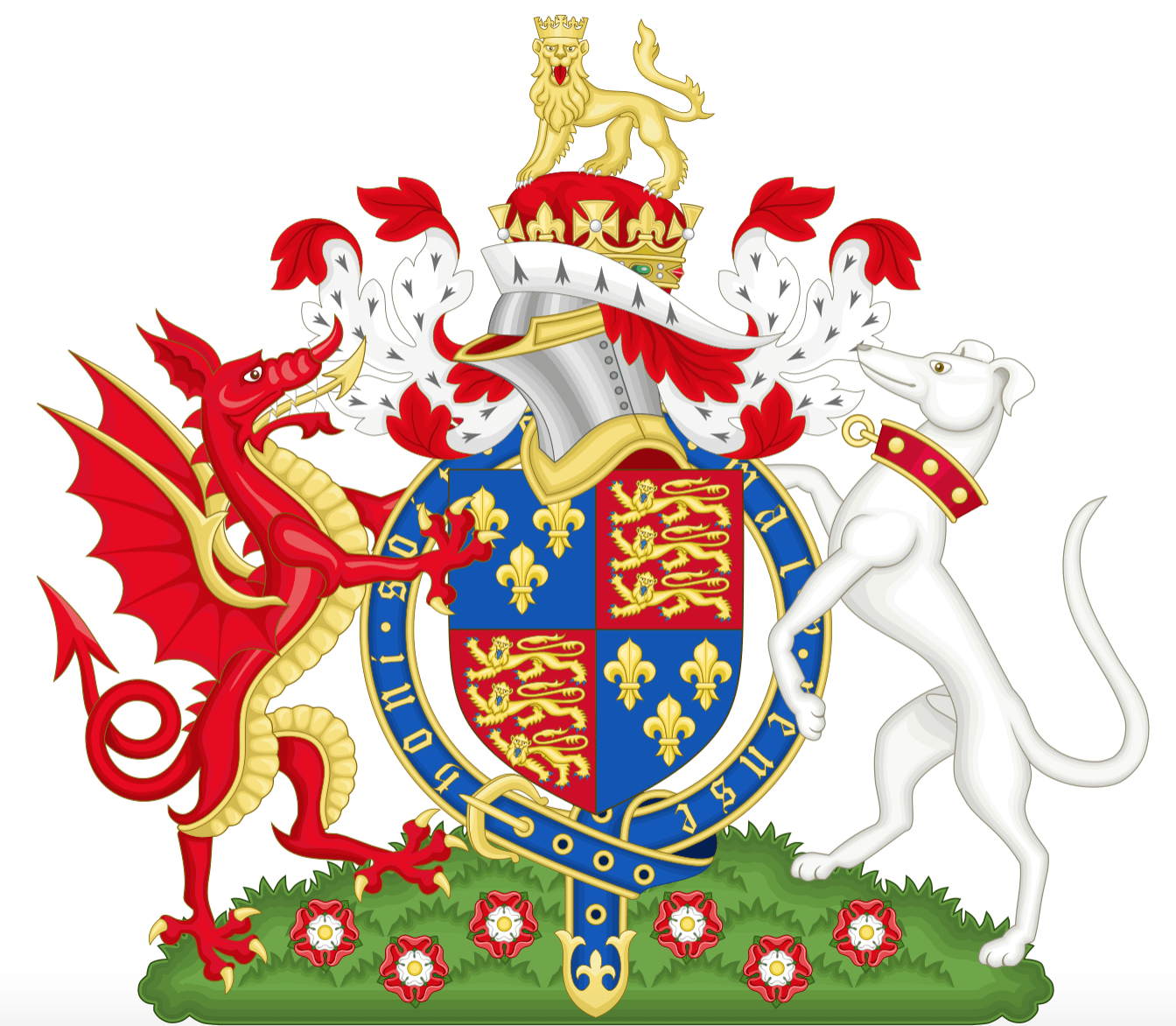 Герб династии Тюдоров в Англии