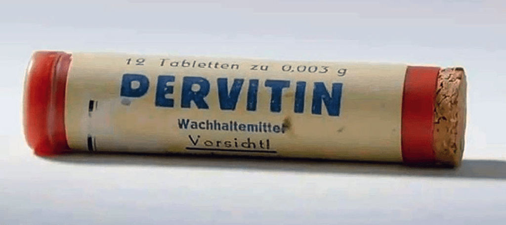 Une tablette de Pervitine.