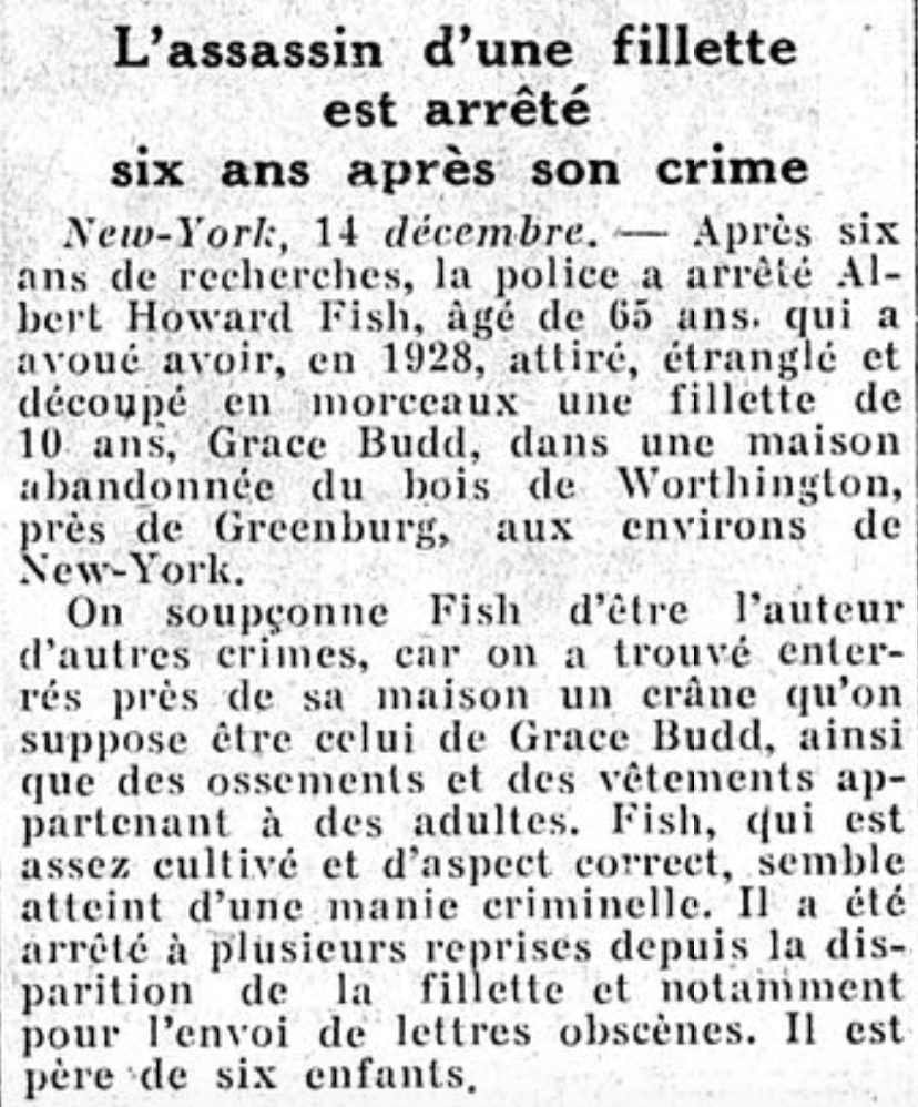 Article paru dans Le Figaro le 15 décembre 1937 (page 8/10) - Cultea