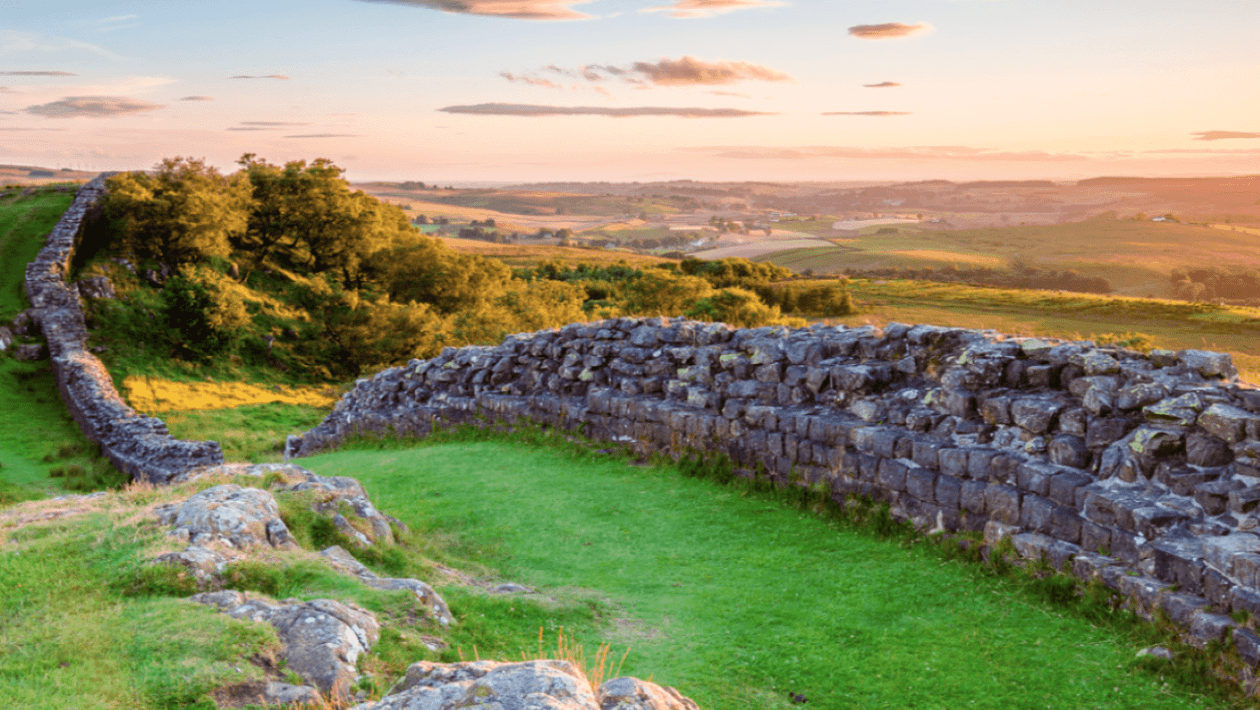 Le mur d'Hadrien, la fortification la plus célèbre d'Angleterre