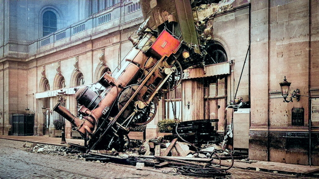 L'accident de la gare Montparnasse du 22 octobre 1895