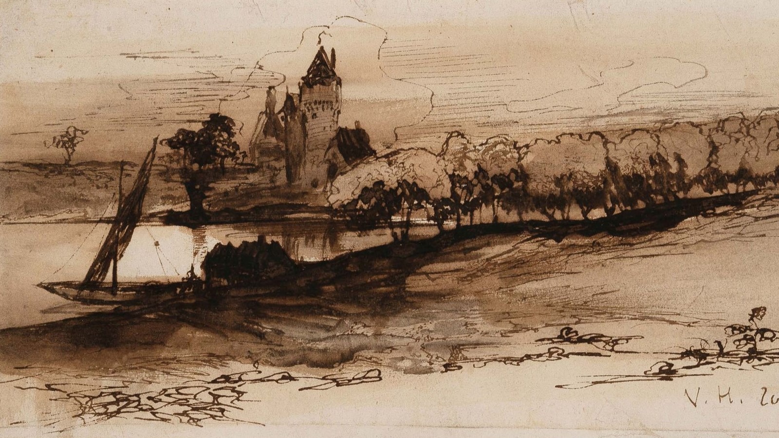 Plus qu'un homme de lettres, Victor Hugo était aussi doué en dessin !