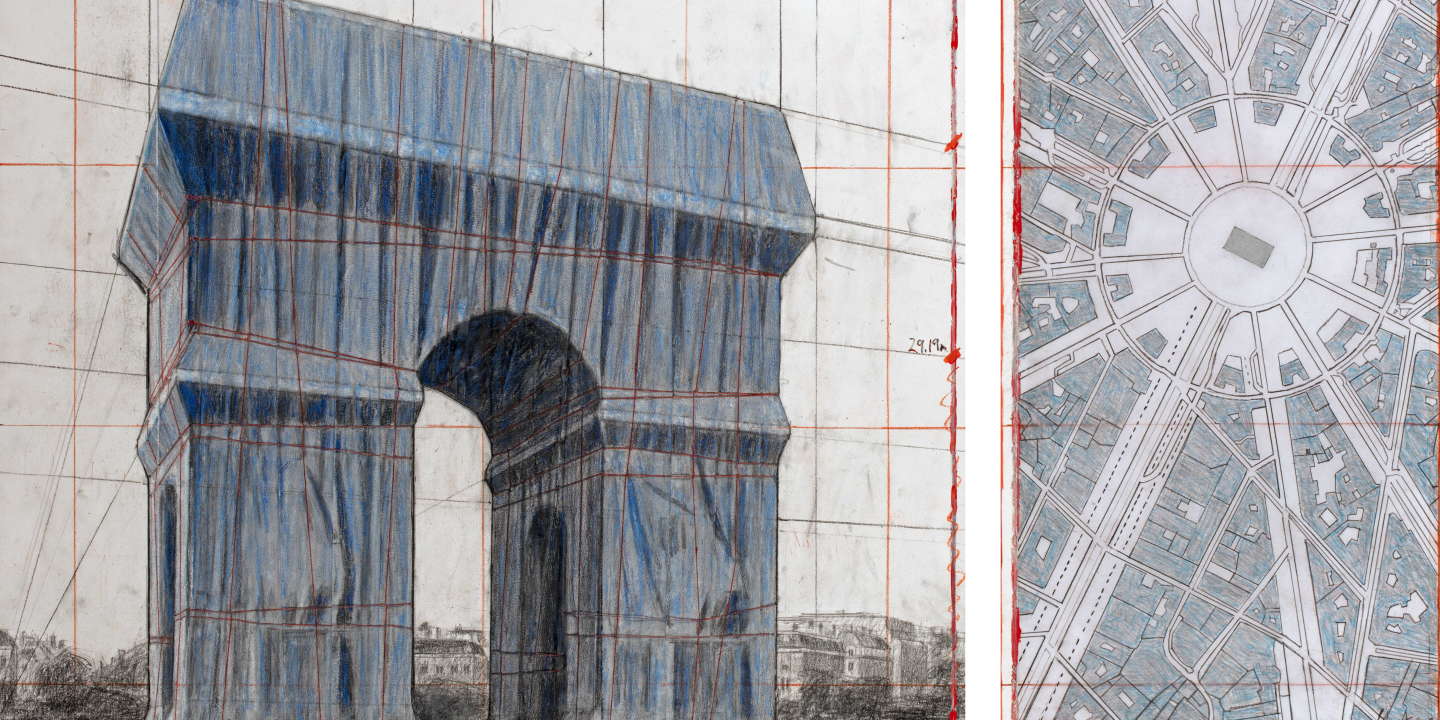 L’Arc de Triomphe s’emballe avec l’artiste Christo