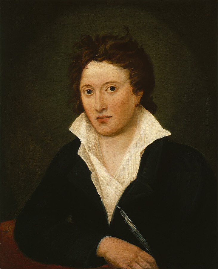 Portrait de Percy Shelley datant de 1819 - Cultea