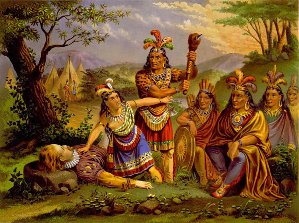 Pocahontas et John Smith - Cultea