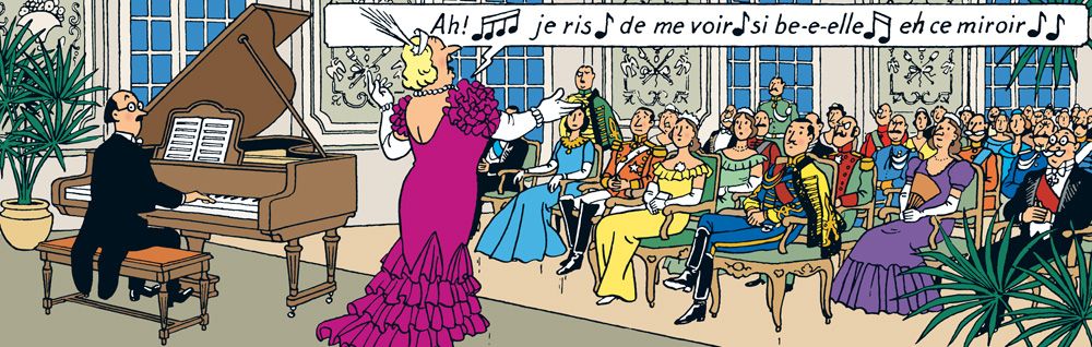 Castafiore, Les Aventures de Tintin - Cultea
