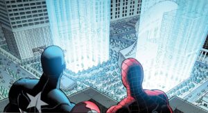 En commémoration du 11 septembre et en l'honneur des secouristes qui ont risqué ou laissé leur vie durant les attentats, Marvel a sorti THE FOUR FIVES (2021) #1.