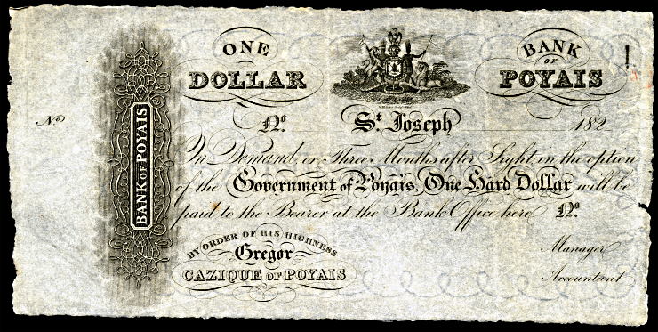 Un dollar de Poyais - Cultea