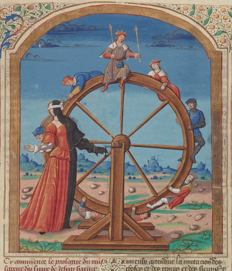 "La roue tourne" une expression qui trouve ses origines au Moyen Âge