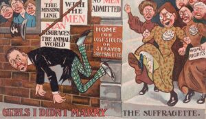 Les affiches de propagande contre le droit de vote des femmes (1900-1913)