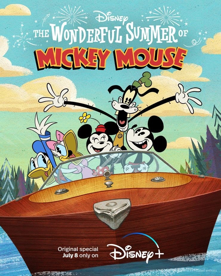 L'affiche de "L'été merveilleux de Mickey" révélée par Screenrant en exclusivité (Disney+) - Cultea