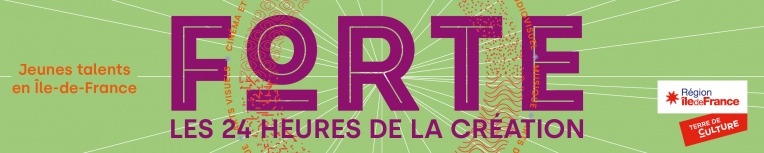 Bannière de l'évènement FoRTE pour la présentation des créations artistiques de la promotion 2021 - Cultea