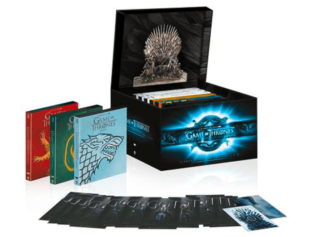 Coffret collector premium 8 saisons de Game of Thrones - blu ray - Cultea