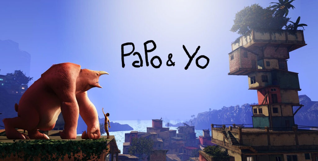 Papo & Yo est un jeu qui semble très innocent. Pourtant, il ressemble beaucoup à Alice. Ce jeu de puzzles suit l'histoire d'un petit garçon se construisant un monde imaginaire pour fuir un paternel alcoolique... Poignant.