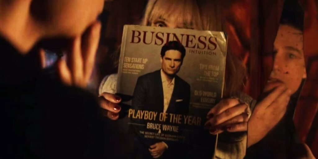 Bruce Wayne en couverture du magasine Business