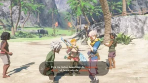 Zelda dialogue avec matériaux