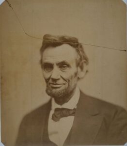 dernier portrait officiel d'Abraham Lincoln avant son assassinat par Alexander Gardner