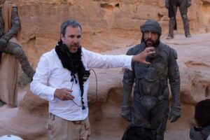 Denis Villeneuve sur le tournage de Dune