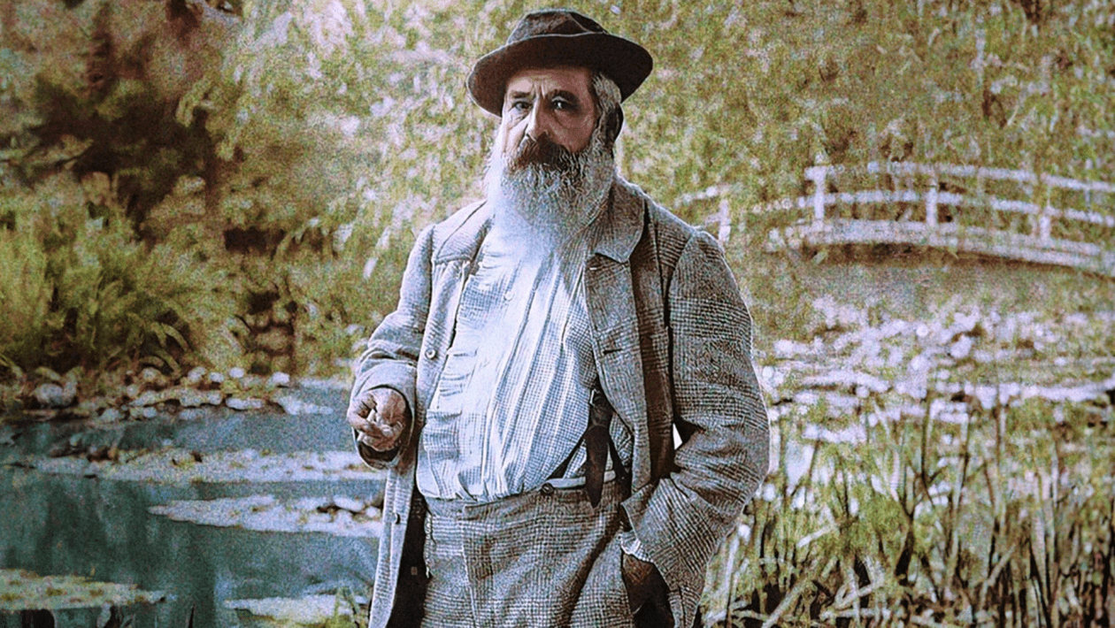 Les étonnantes photos de Claude Monet à Giverny, entre 1900 et 1920