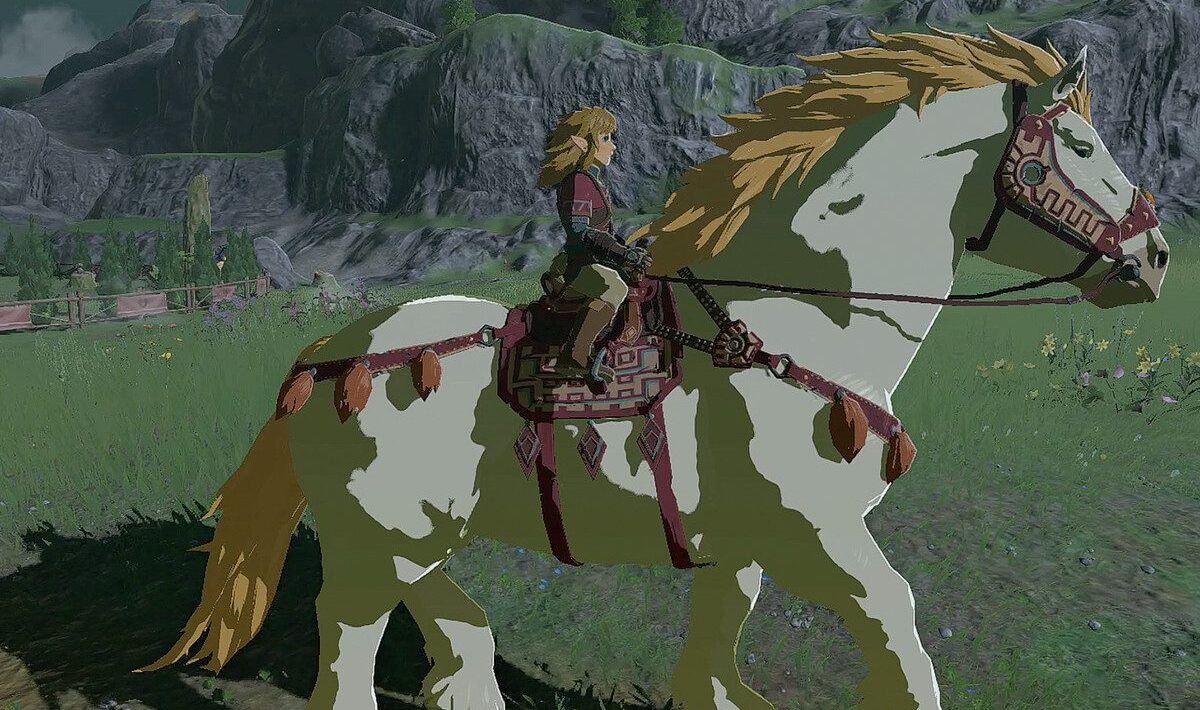 Trouver le cheval blanc géant dans "Zelda Tears of the Kingdom"