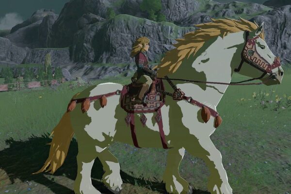 Trouver le cheval blanc géant dans "Zelda Tears of the Kingdom"