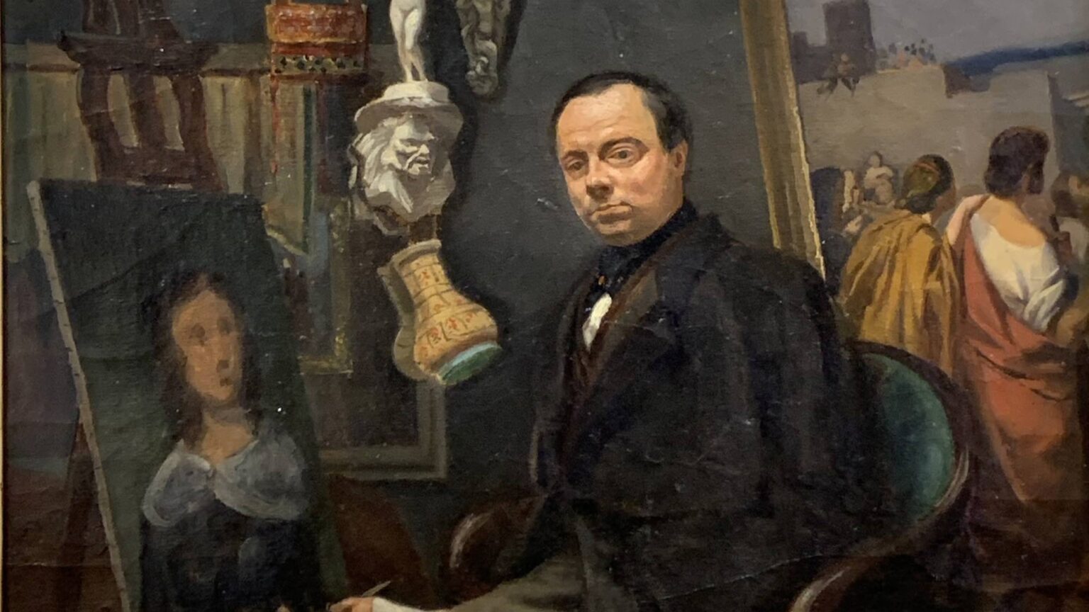 Louis Joseph César Ducornet le peintre manchot qui peignait avec ses