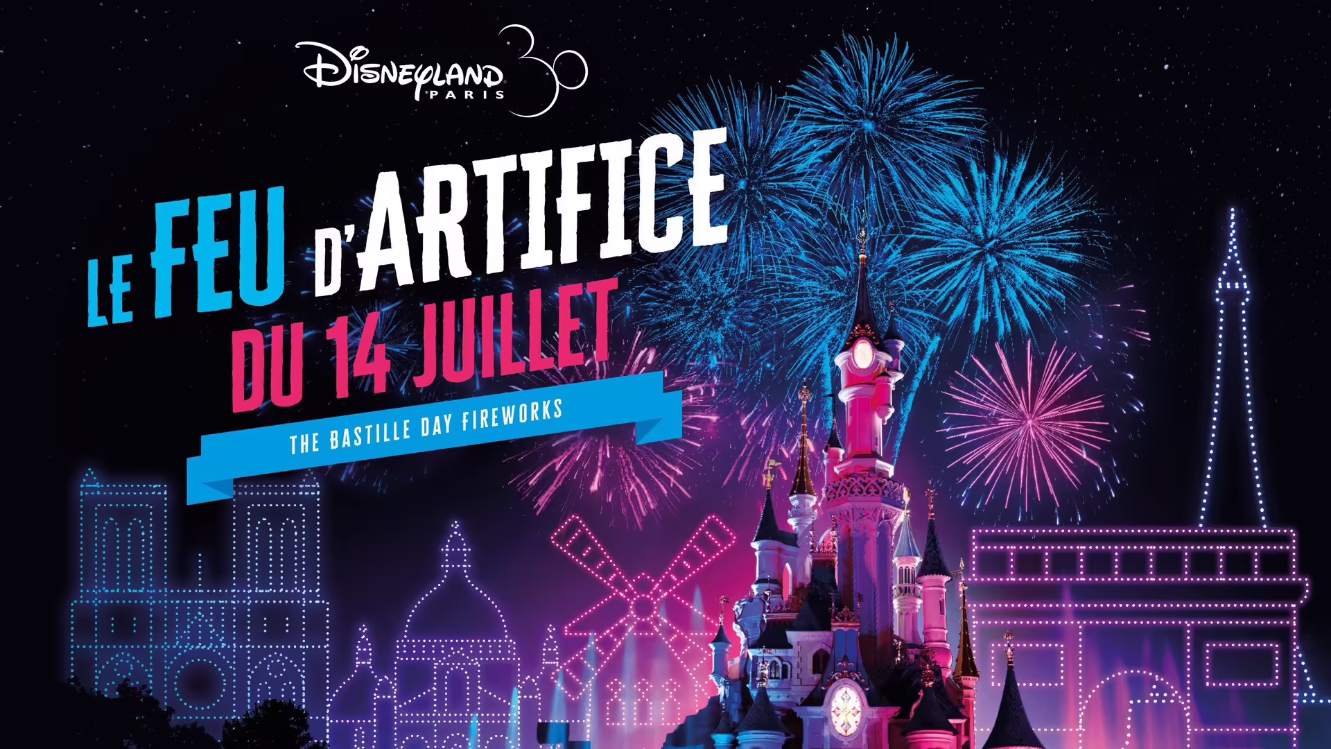 Disneyland Paris : nouveau record pour le parc avec son feu d'artifice du 14 juillet !