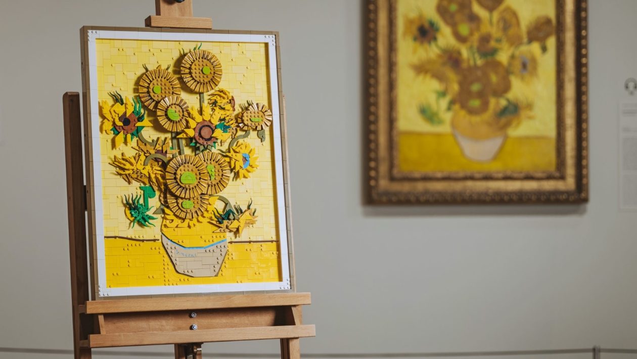 Après "La Nuit étoilée", LEGO dévoile "Les Tournesols" de Vincent Van Gogh