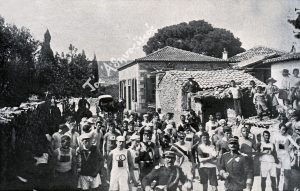 Départ du marathon en 1896