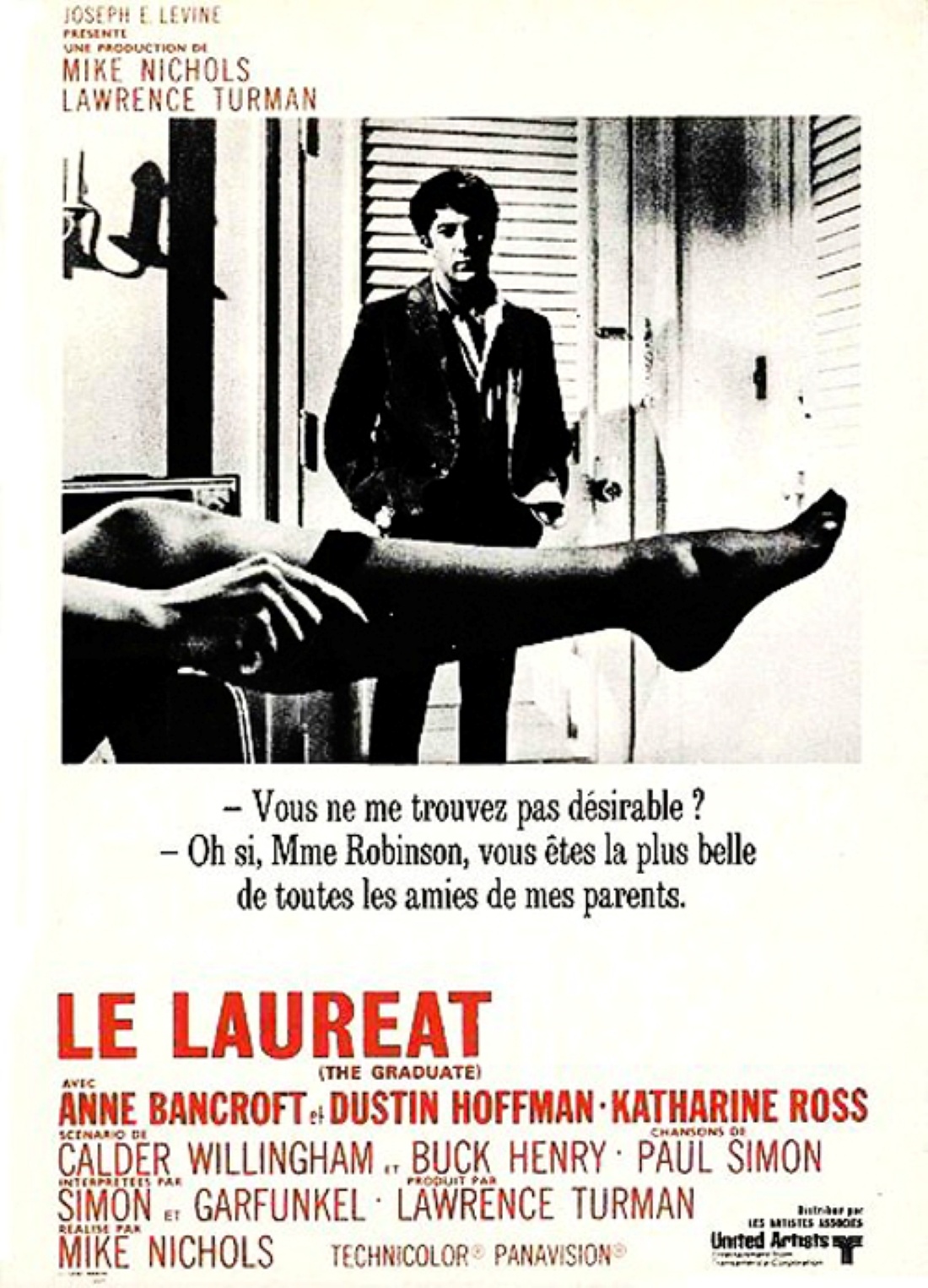 Symbole du nouvel Hollywood "Le Lauréat".