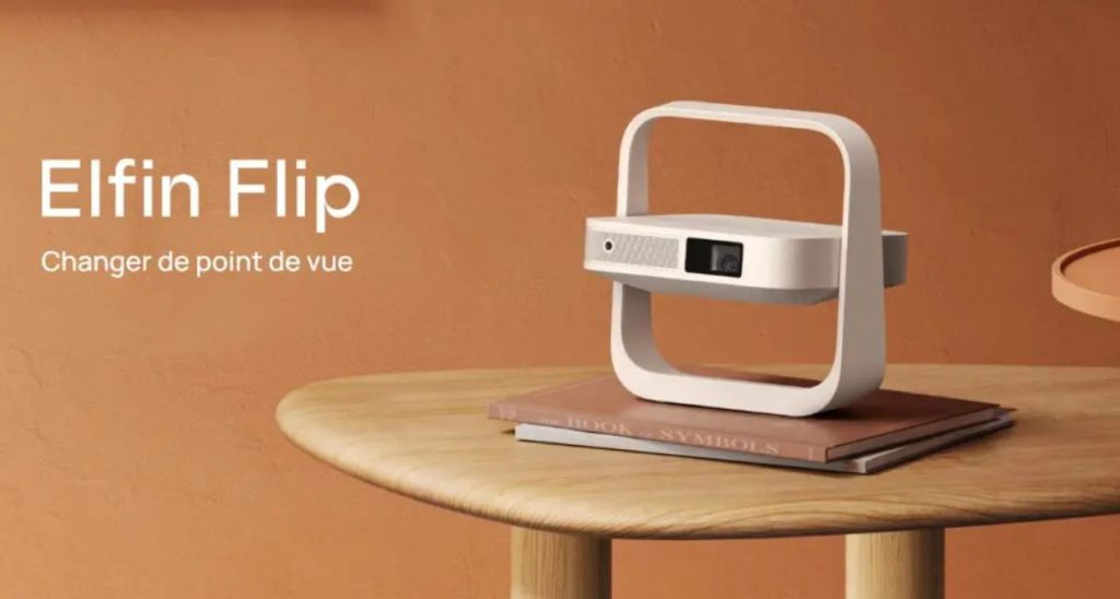 XGIMI Elfin Flip : le vidéoprojecteur de poche qui transforme chaque mur en écran de cinéma