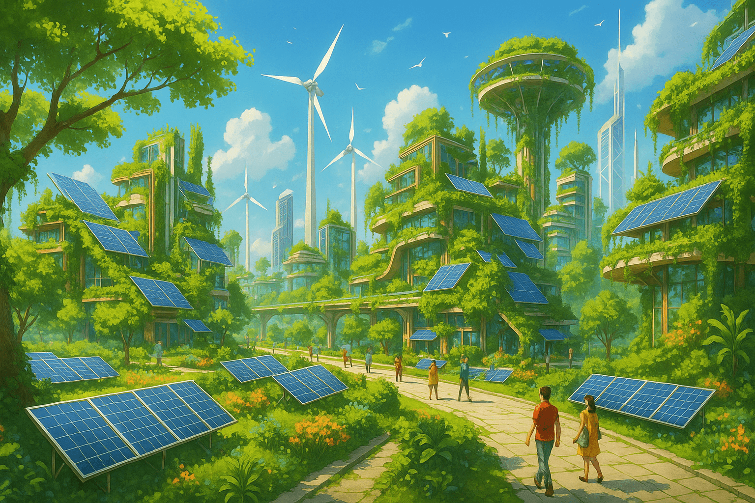 Le Solarpunk : un mouvement positif pour un futur désirable